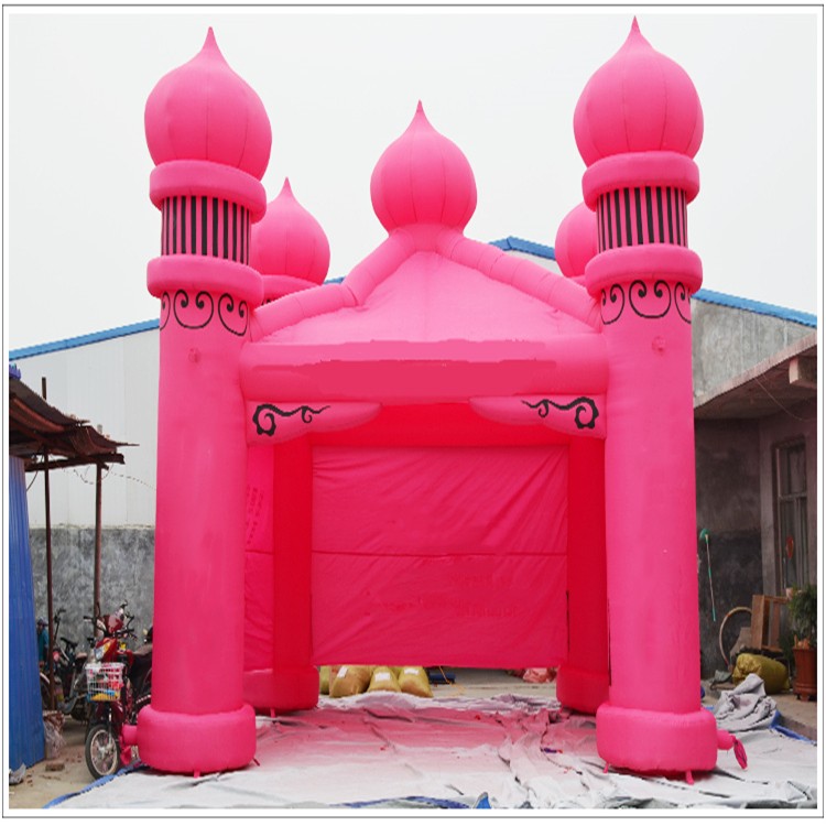 福绵粉色帐篷